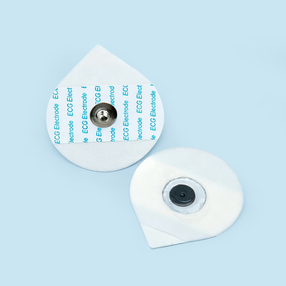 30*36mm Tek Kullanımlık Gözyaşı Köpük EKG Elektrotları