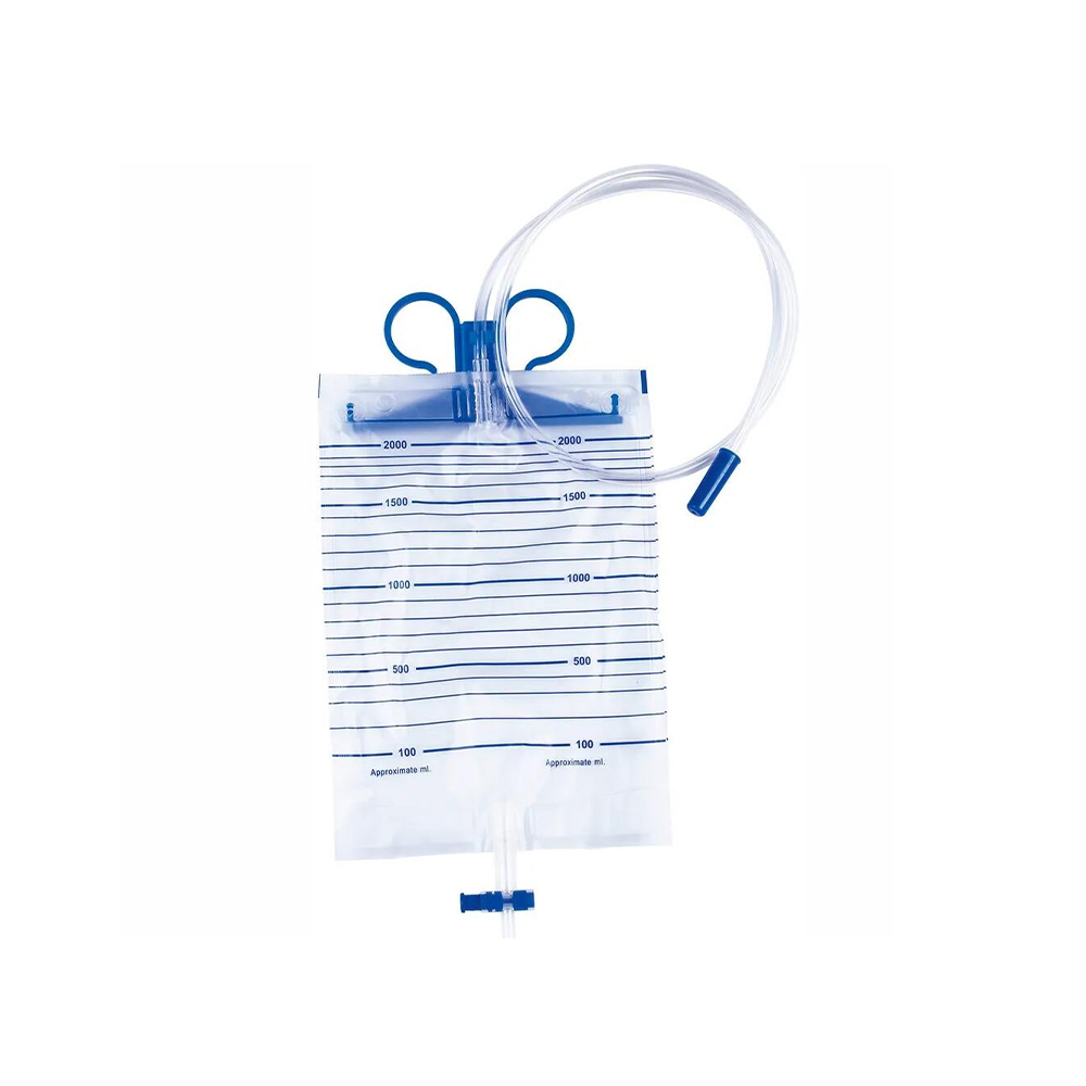 1000ml/1500ml/2000ml Plastik Askılı Premium Tıbbi Sınıf İdrar Torbası